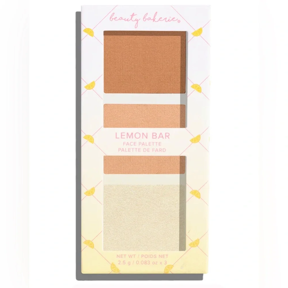 NEW Beauty Bakerie Lemon Bar Bronzer Highlight Palette 2.5 g / 0.083 oz